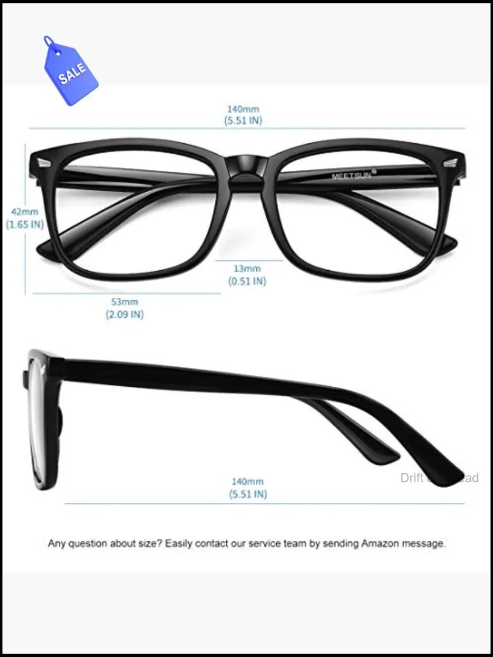 Blue Light Blocking Glasses UV400 Anti Eye Strain Computer Reading Glasses
